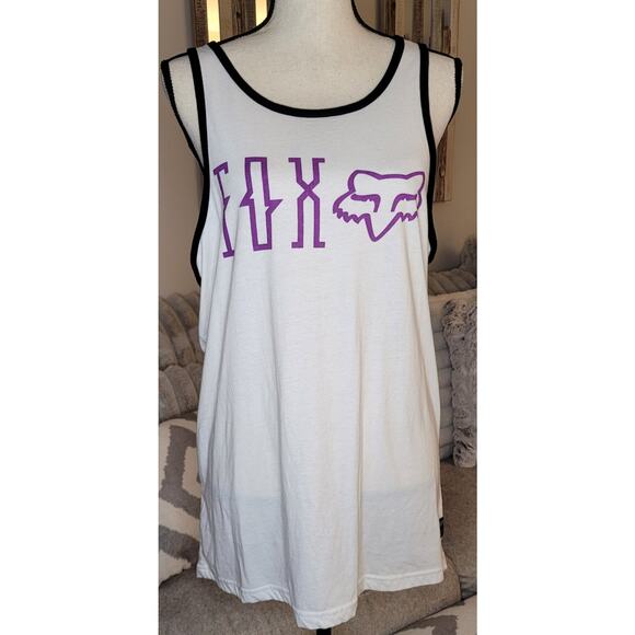 Fox Racing Womens Tank Top Size L Slim Fit - Picture 1 of 5
